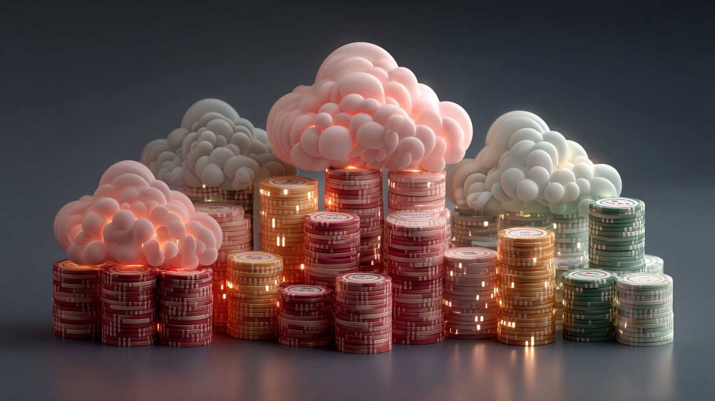 Servers and cloud nodes handling online casino games